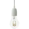 Creative Cables Lampe Suspendue Avec Ampoule Textile And Porcelain 1.2 M