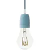 Creative Cables Lampe Suspendue Avec Ampoule Textile And Porcelain 1.2 M
