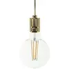 Creative Cables Lampe Suspendue Textile Knurled Aluminum 1.2 M