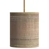 Creative Cables Lampe Suspendue Textile Raffia Cylinder 1.2 M