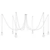 Creative Cables Lampe Suspendue Spider 6 Falls With Light Bulb