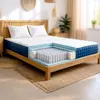 The White Stone Matelas 140 x 190 cm Ressorts Ensachés et Mémoire de F...