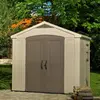 Cabane de Jardin Weyburn Dmora en Plastique Beige 182x2565x243h cm