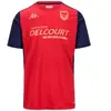 Kappa Maillot Abou Pro 8 SM Caen 24/25 pour Garçon - Rouge foncé, bleu...