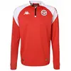 Kappa Sweatshirt Ablas Football Tunisie Rouge Homme - Kappa