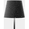 Lampe de table LED Zafferano Poldina Pro Avio Blue rechargeable dimmab...
