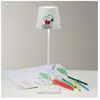 Lampe de table Zafferano Poldina Pro Peanuts Coeur rechargeable dimmab...