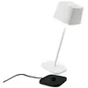 Lampe de table LED rechargeable et dimmable Zafferano Ofelia Pro White...