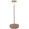 Lampe de table LED Zafferano Swap, bronze mat, rechargeable et dimmabl...
