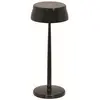 Lampe de table LED connectée Wi-Fi Zafferano Sister Light noire nacrée...