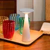 Zafferano Damina - Lampada Led Ricaricabile da Tavolo, Touch Dimmer, 8...