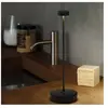 Lampe de Table - Lampe Portable Rechareable - IP65 - LED Dimmable sans Fil - Noir - 35 cm - Swap - Zafferano