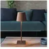 Zafferano, Lampe Poldina L Desk, Lampe de Table Portable et Rechargeab...