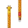 Stylo à encre gel effaçable - Legami - Corps girafe - 0,7 mm - Encre noire - Effaçable