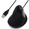 Eminent Souris ergonomique optique Ewent EW3157 - Noir - 6 boutons - Filaire