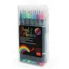 LEGAMI Set De 12 Feutres À Pointe Pinceau Souple Brush Markers - Multicolore