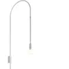Zafferano - Lampe de table Wire avec pince, pivotante à 200°, H152 cm,...