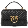 Sac à bandoulière PINKO Love Lady noir - Cuir - Femme - Lisse