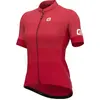 Ale Dames Fietsshirt Korte Mouwen Solid Level - Rood - S - Valt klein