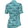 Ale Dames Fietsshirt Korte Mouwen Solid Sharp - Blauw - XL - Valt klein