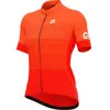 Ale Level Korte Mouw Wielertrui Oranje M Vrouw