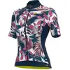 Ale Dames Fietsshirt Korte Mouwen PRS Garden - Blauw - M - Valt klein