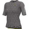 Ale Velocity Korte Mouwen Fietsshirt Grijs S Vrouw