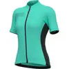 ALE DONNA SS JERSEY PRAGMA COLOR BLOCK - Aqua - S - Valt klein