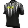 ALE' Jersey à manches courtes solide pour homme, Noir, L