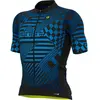 Ale Fietsshirt Korte Mouwen PRS Checker - Blauw - M - Valt klein