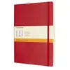 Moleskine Carnet ligne tres grand format souple scarlet