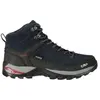 CMP RIGEL MID TREKKING SHOES WP - Men's Homme Chaussures de randonnée, Asphalt-Syrah, 44 EU