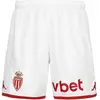 Kappa Short de match KOMBAT RYDER PRO AS Monaco pour Homme - Blanc rou...