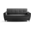 Canapé convertible express 3 places SKY - Tissu Anthracite - 192 x 100...