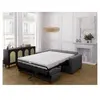 Canapé convertible express - MARIUS - Tissu Anthracite - 190 x 100 x 8...