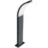 Lanterne Led Poteau 'Comma' 12 W Cm. 13 X 8 X H.62,5 - Gris