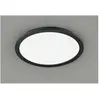 Camillus Plafonnier Rond Led Dimmable Noir IP44 Ø40 cm Trio Lighting