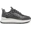 Geox D Spherica Actif X2 Baskets pour femme, Gris foncé, 36 EU