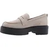 Mocassins Geox D36VDI 000CL C5004 Beige Chaussures Femme