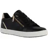 Geox Baskets D Blomiee E pour fille, Black Lt Gold., 36 EU