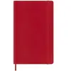 Agenda civil Moleskine 18 mois Semainier Grand Format Souple Rouge