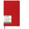 Agenda civil Moleskine 18 mois Semainier Grand Format Dur Rouge