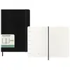Agenda civil Moleskine 2026 12 mois Semainier Grand Format Souple Noir