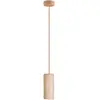 Creative Cables Suspension Avec Abat-jour En Bois Pour Spot E27 Sans A...