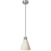 Creative Cables Suspension Avec Abat-jour Conique En Bois Avec Bulb