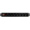 Schuko 8 Way Multi-socket Adapter WP WPN-PDU-G01-08 Black