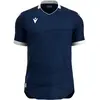 Macron Wyvern Eco Shirt Korte Mouw Heren - Marine / Wit | Maat: M