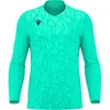 Macron Corvus Eco Keepershirt Lange Mouw Kinderen - Turkoois / Zwart |...