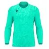 Macron Corvus Eco Keepershirt Lange Mouw Heren - Turkoois / Zwart | Ma...