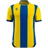 Macron Propus Eco Shirt Korte Mouw Heren - Geel / Royal | Maat: L